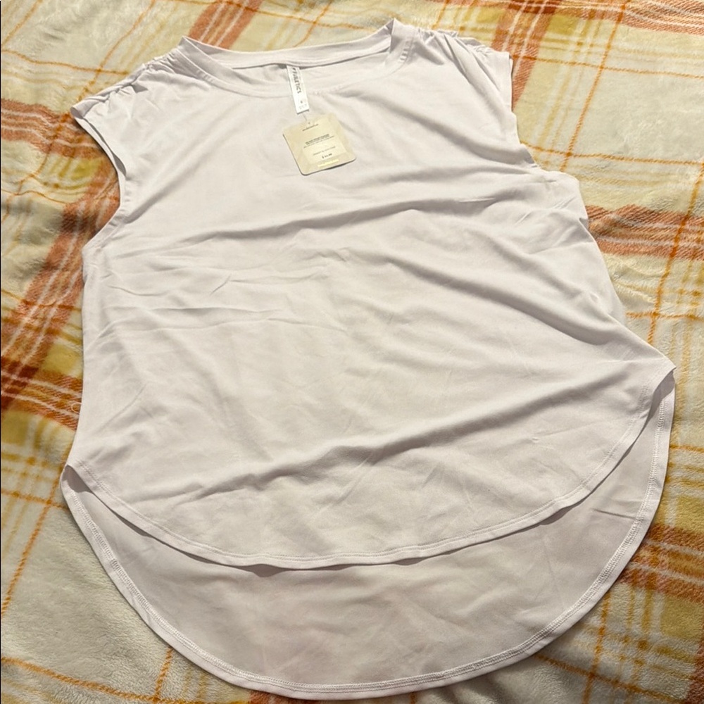 Fabletics White Dry-Flex Tunic Top